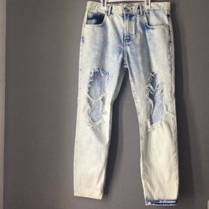 Light Blue Ripped Jeans